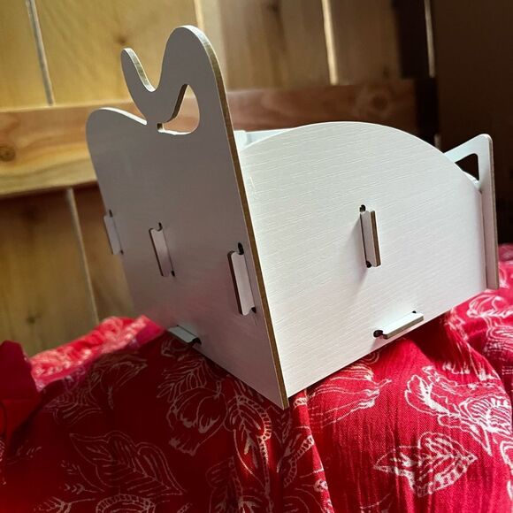 Kitty Cat Meow Meow White Pen and Pencil Holder - Picture 8 of 9